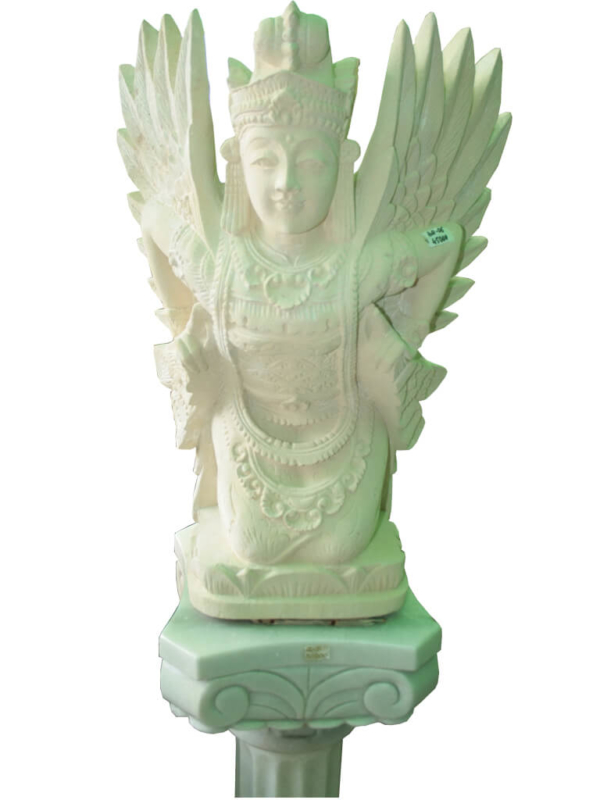 Статуя ангела из бетона - фото